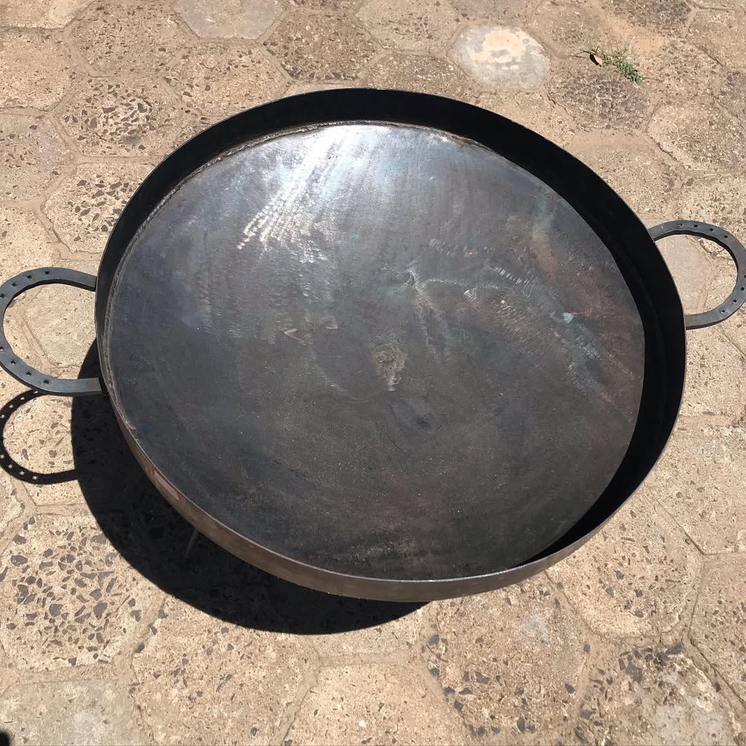 Disco de Arado com Borda e Alças de Ferradura